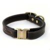 Hundehalsband Leder, Lederhalsband für Hund, Echt-Lederhalsband
