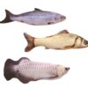 Spielzeug für Haustiere, Plüsch-Fisch für Haustiere, Fisch-Plüschtiere Fischer Zubehör, Fliegenfischen