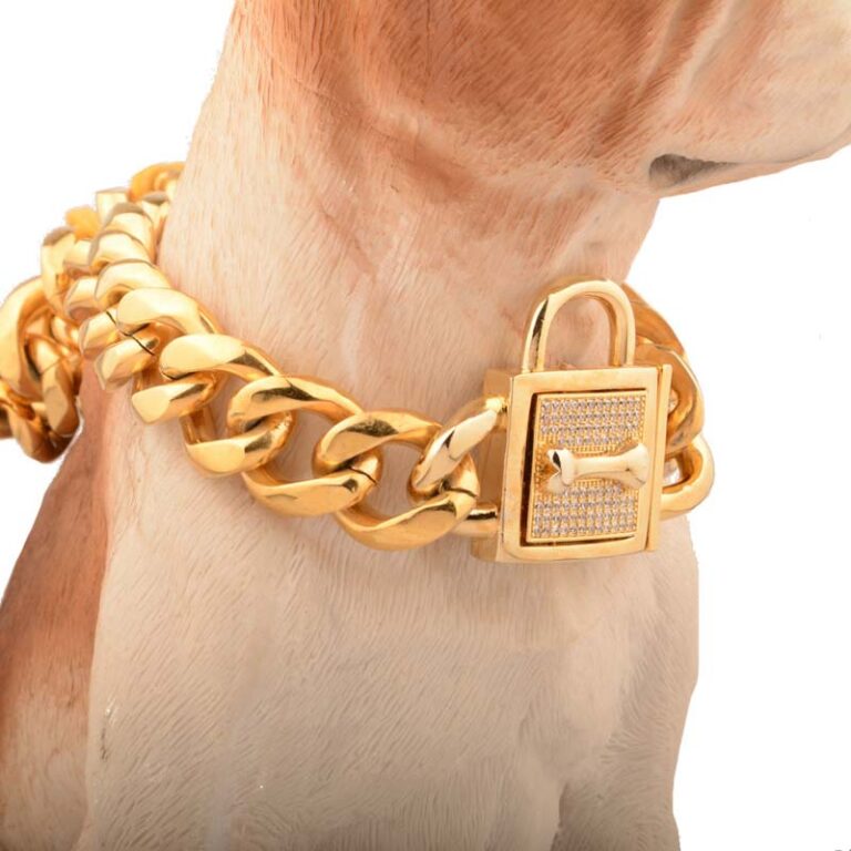 2 X Hundeketten Aus Metall – Schwarz, 66 Cm, Bissfest, Mit 360-Grad-Drehgelenk