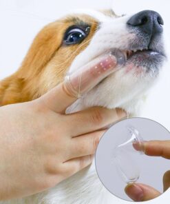 Hunde Finger-Zahnbürste Mundpflege