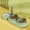 Haustier Futter-Station mit Wasserdispenser