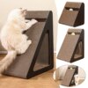 Katze Kratzbrett Spielzeug Triangel